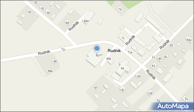 Rudnik, Rudnik, 70, mapa Rudnik