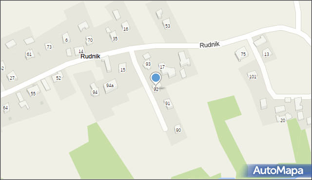 Rudnik, Rudnik, 92, mapa Rudnik