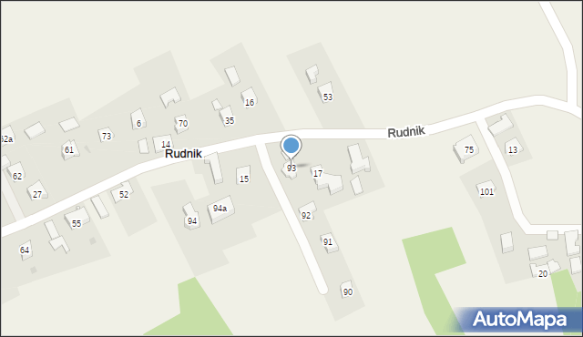 Rudnik, Rudnik, 93, mapa Rudnik