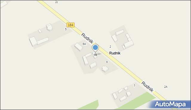 Rudnik, Rudnik, 6B, mapa Rudnik