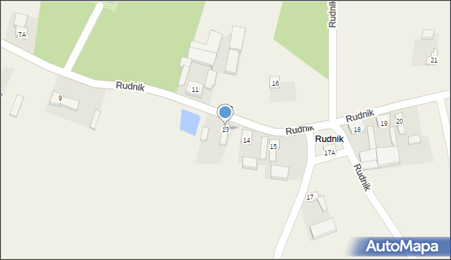 Rudnik, Rudnik, 13, mapa Rudnik