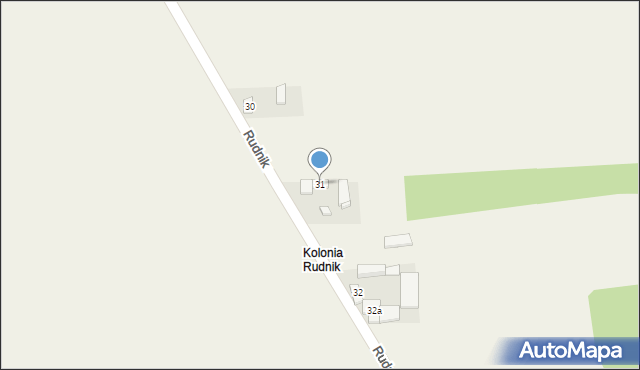 Rudnik, Rudnik, 31, mapa Rudnik