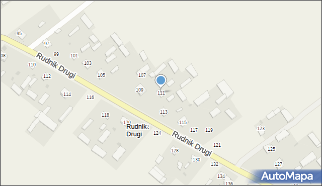 Rudnik Drugi, Rudnik Drugi, 111, mapa Rudnik Drugi