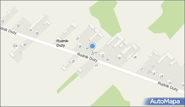 Rudnik Duży, Rudnik Duży, 23, mapa Rudnik Duży