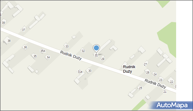 Rudnik Duży, Rudnik Duży, 31, mapa Rudnik Duży