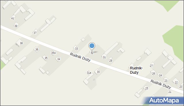 Rudnik Duży, Rudnik Duży, 32, mapa Rudnik Duży