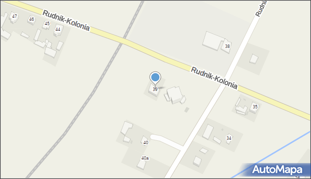 Rudnik-Kolonia, Rudnik-Kolonia, 39, mapa Rudnik-Kolonia