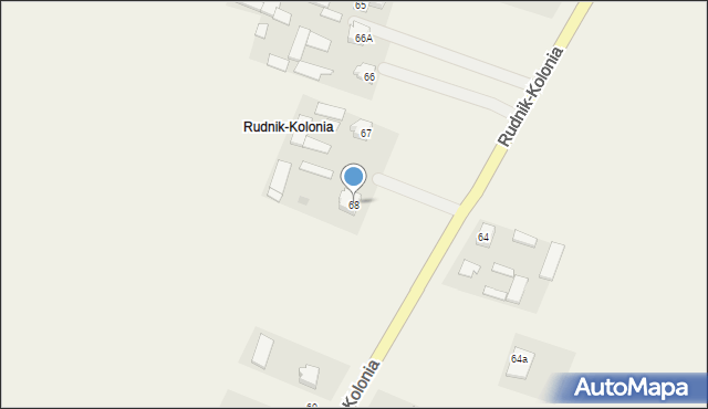 Rudnik-Kolonia, Rudnik-Kolonia, 68, mapa Rudnik-Kolonia