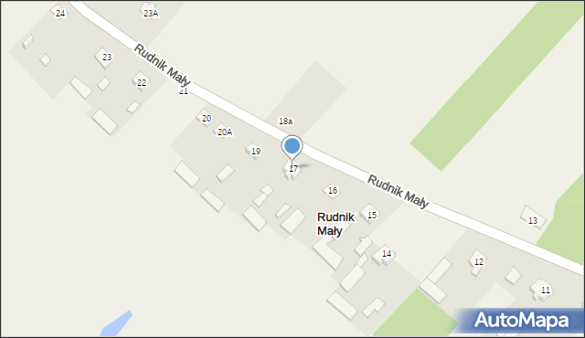 Rudnik Mały, Rudnik Mały, 17, mapa Rudnik Mały