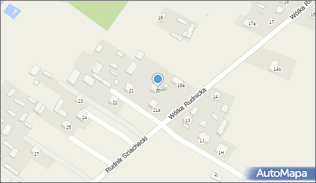Rudnik Szlachecki, Rudnik Szlachecki, 20, mapa Rudnik Szlachecki