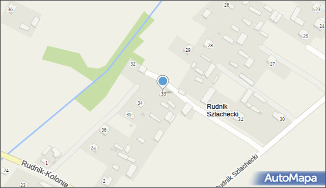Rudnik Szlachecki, Rudnik Szlachecki, 33, mapa Rudnik Szlachecki
