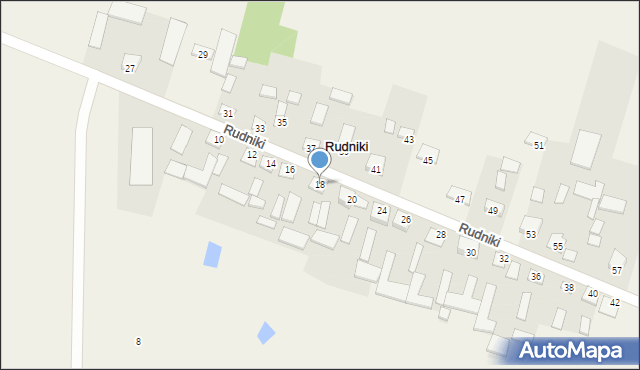 Rudniki, Rudniki, 18, mapa Rudniki