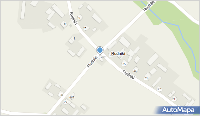 Rudniki, Rudniki, 27, mapa Rudniki