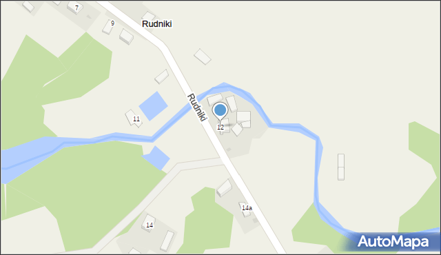 Rudniki, Rudniki, 12, mapa Rudniki