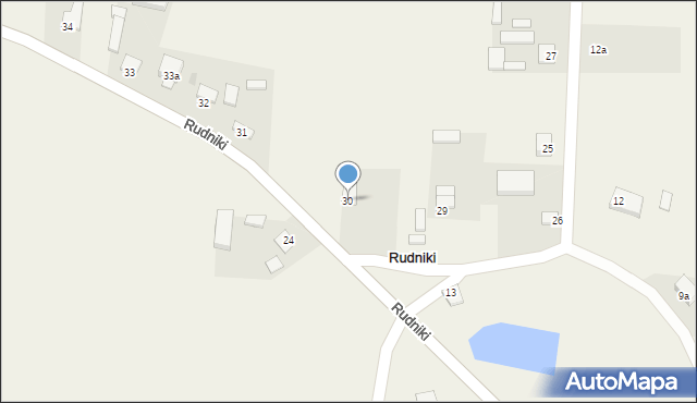 Rudniki, Rudniki, 30, mapa Rudniki