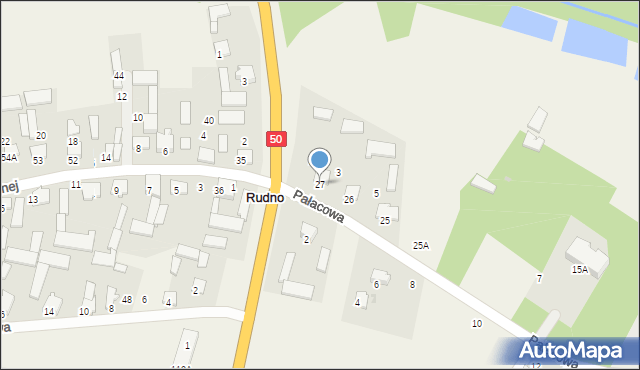 Rudno, Rudno, 27, mapa Rudno