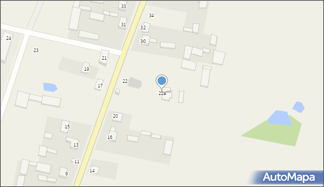 Rudno, Rudno Drugie, 127B, mapa Rudno