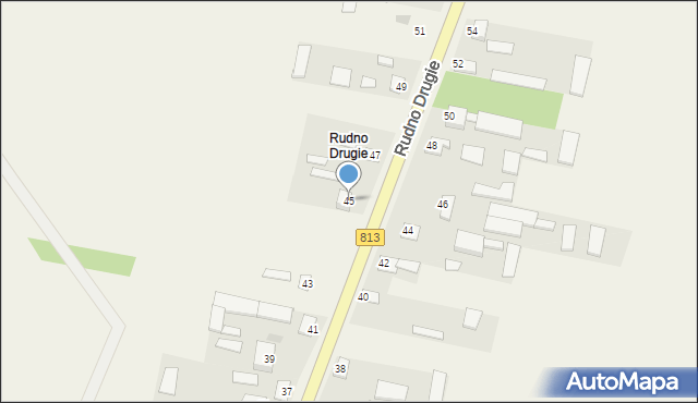 Rudno, Rudno Drugie, 147, mapa Rudno