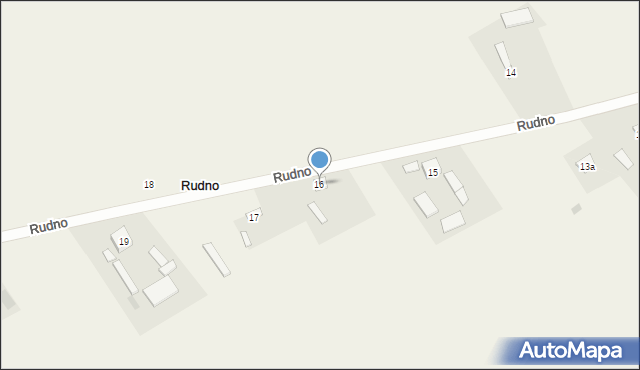 Rudno, Rudno, 16, mapa Rudno