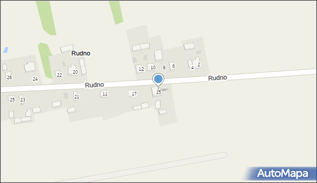 Rudno, Rudno, 7, mapa Rudno