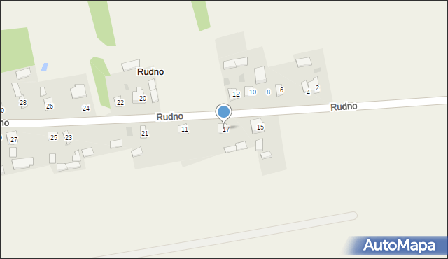 Rudno, Rudno, 9, mapa Rudno