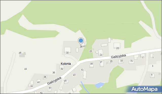Rudno, Rudno, 128, mapa Rudno