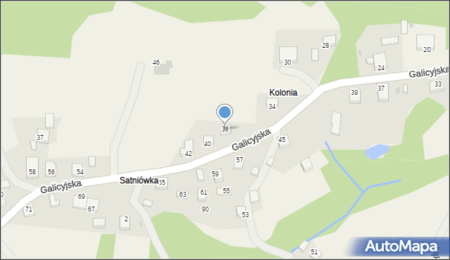 Rudno, Rudno, 185a, mapa Rudno