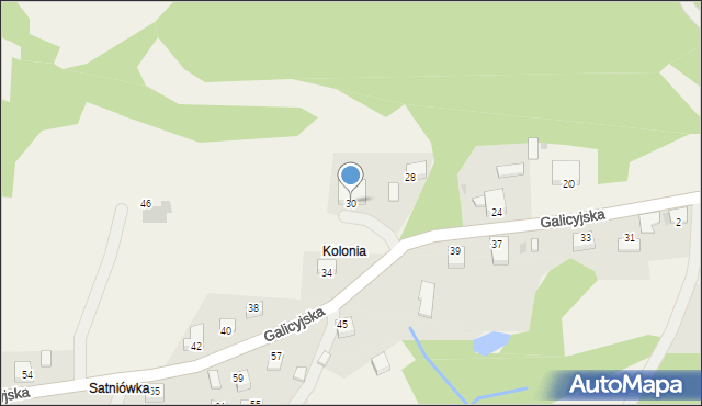 Rudno, Rudno, 254, mapa Rudno