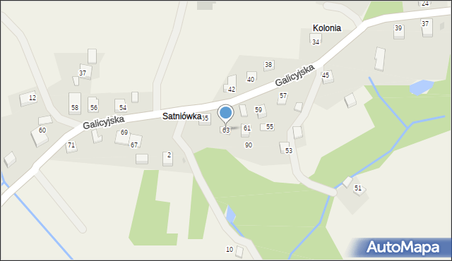 Rudno, Rudno, 44, mapa Rudno