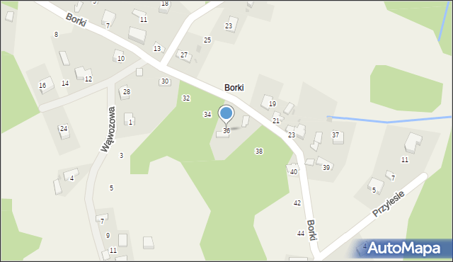 Rudno, Rudno, 64, mapa Rudno