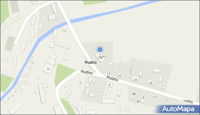 Rudno, Rudno, 13a, mapa Rudno