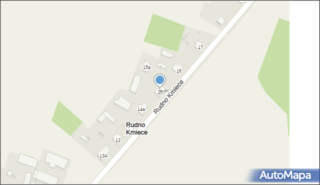 Rudno Kmiece, Rudno Kmiece, 15, mapa Rudno Kmiece