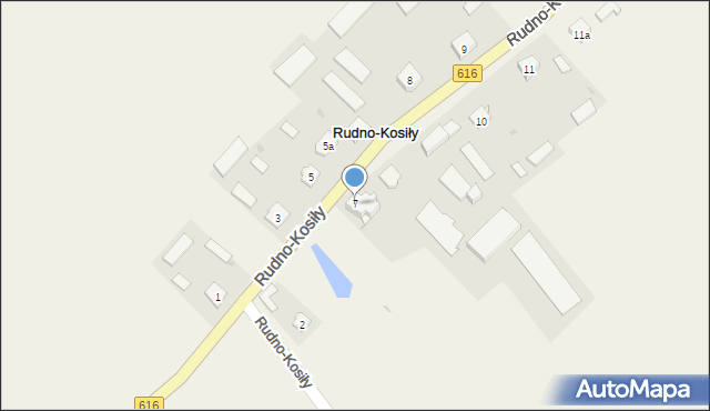 Rudno-Kosiły, Rudno-Kosiły, 7, mapa Rudno-Kosiły