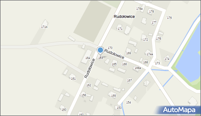 Rudołowice, Rudołowice, 163, mapa Rudołowice