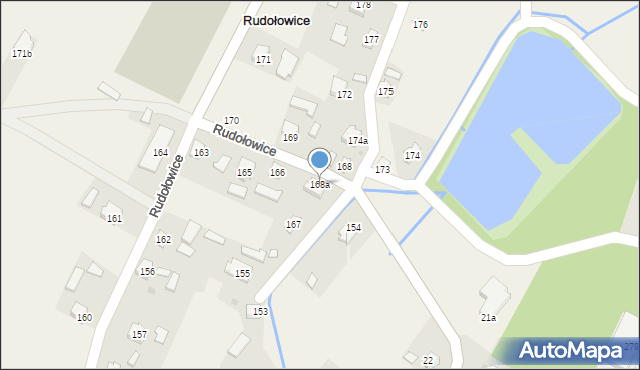 Rudołowice, Rudołowice, 168a, mapa Rudołowice