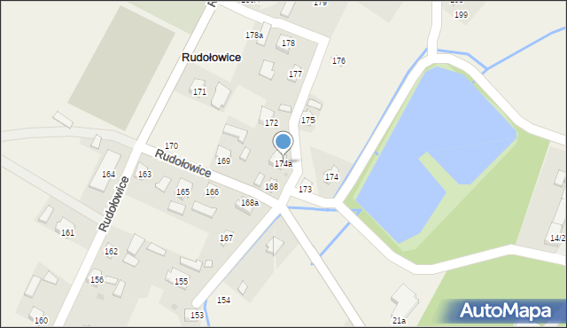 Rudołowice, Rudołowice, 174a, mapa Rudołowice