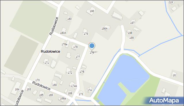 Rudołowice, Rudołowice, 176, mapa Rudołowice