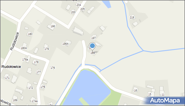 Rudołowice, Rudołowice, 199, mapa Rudołowice