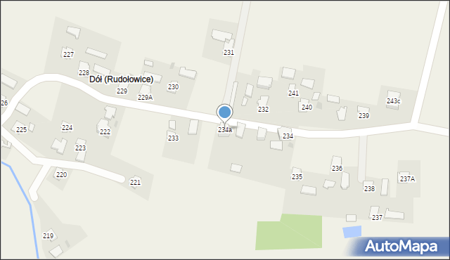 Rudołowice, Rudołowice, 234a, mapa Rudołowice