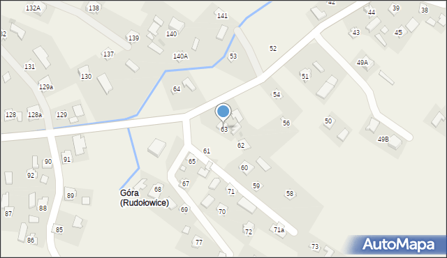 Rudołowice, Rudołowice, 63, mapa Rudołowice