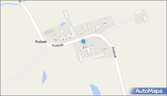 Rudusk, Rudusk, 18, mapa Rudusk