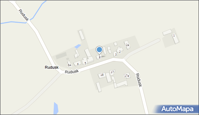 Rudusk, Rudusk, 4, mapa Rudusk