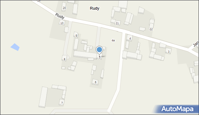 Rudy, Rudy, 5, mapa Rudy