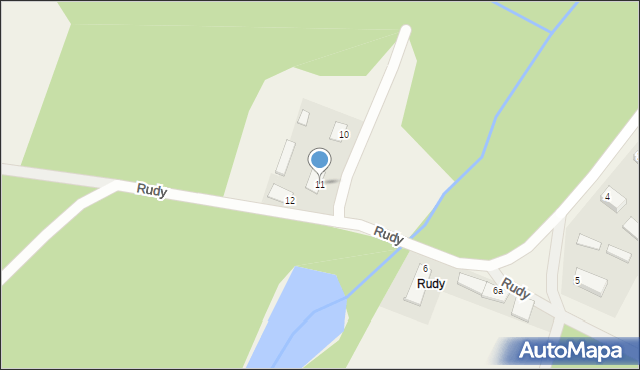 Rudy, Rudy, 11, mapa Rudy