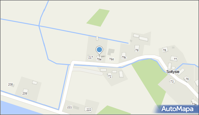Rudy-Rysie, Rudy-Rysie, 79a, mapa Rudy-Rysie