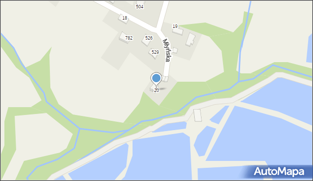 Rudzica, Rudzica, 20, mapa Rudzica