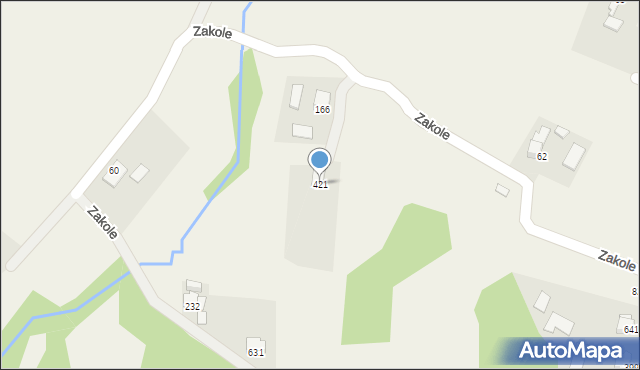 Rudzica, Rudzica, 421, mapa Rudzica