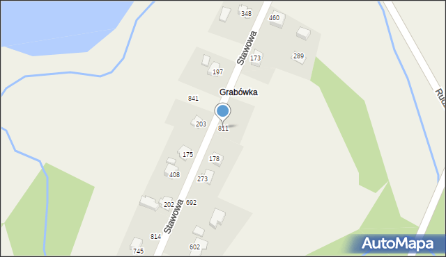 Rudzica, Rudzica, 811, mapa Rudzica