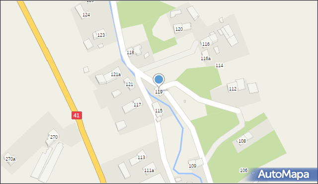 Rudziczka, Rudziczka, 119, mapa Rudziczka