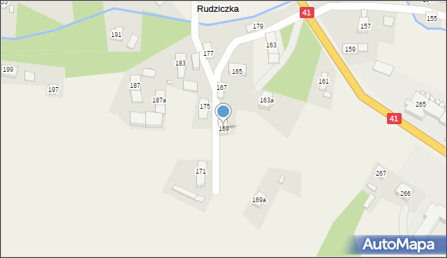 Rudziczka, Rudziczka, 169, mapa Rudziczka